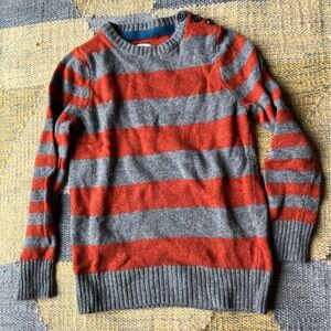 Mini Boden striped wool sweater size 7-8